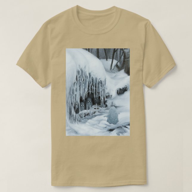 Little ghosttroll tell a story T-Shirt (Design Front)