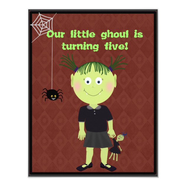 Little Ghoul Party Invitation