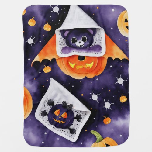 Little Ghouls Naptime Ghost_Themed Blanket