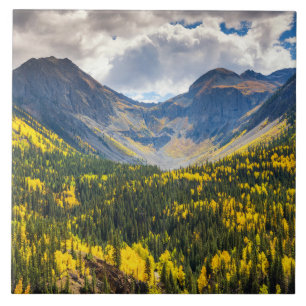 Little Giant & Kendall Peak, Silverton, Colorado Ceramic Tile