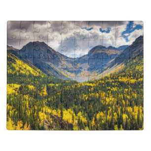 Little Giant & Kendall Peak, Silverton, Colorado Jigsaw Puzzle