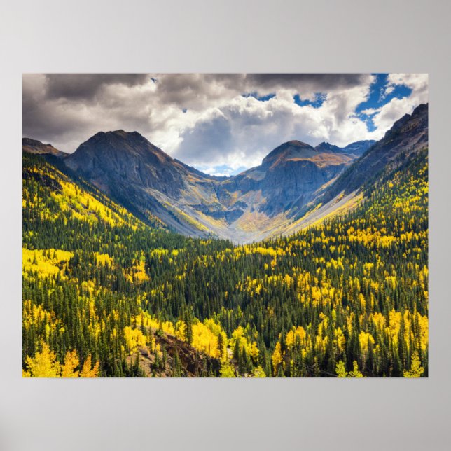 Little Giant & Kendall Peak, Silverton, Colorado Poster (Front)