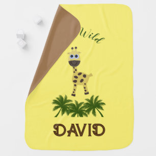 Little giraffe baby blanket