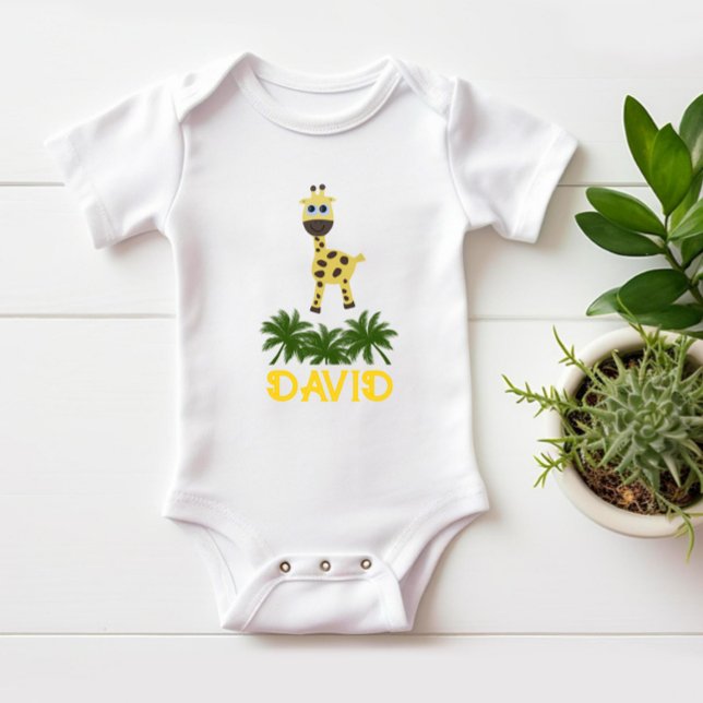 Little giraffe  baby bodysuit (Creator Uploaded)