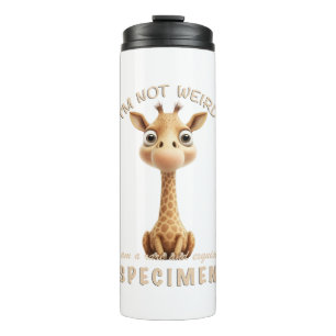 Little Giraffe I'm Not Weird I'm Rare Cute Funny Thermal Tumbler