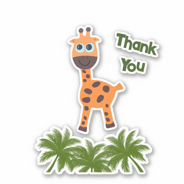 Little giraffe sticker (Front)
