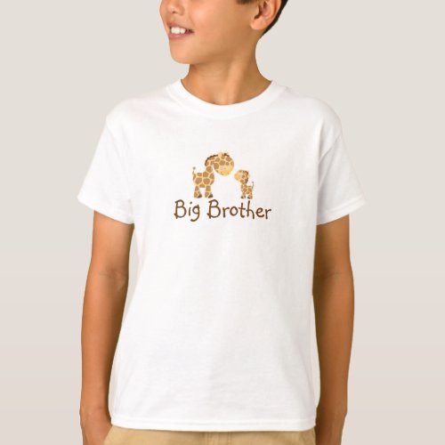 Little Giraffes Big Brother T_Shirt