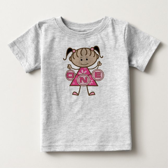 Little Girl 1st Birthday T-shirts and Gifts (Front)