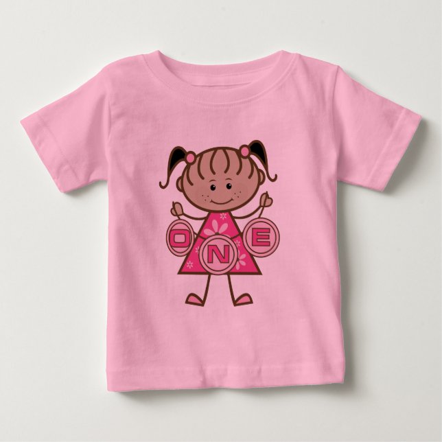 Little Girl 1st Birthday T-shirts and Gifts (Front)