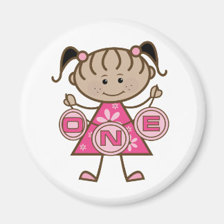 Little Girl 1st Birthday T-shirts and Gifts Magnet