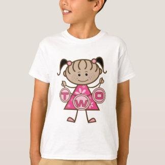Little Girl 2nd Birthday T-shirts and Gifts