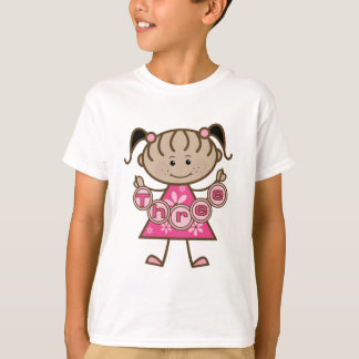 Little Girl 3rd Birthday Tshirts and Gifts