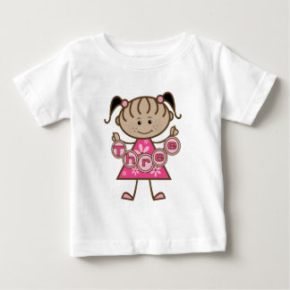 Little Girl 3rd Birthday Tshirts and Gifts