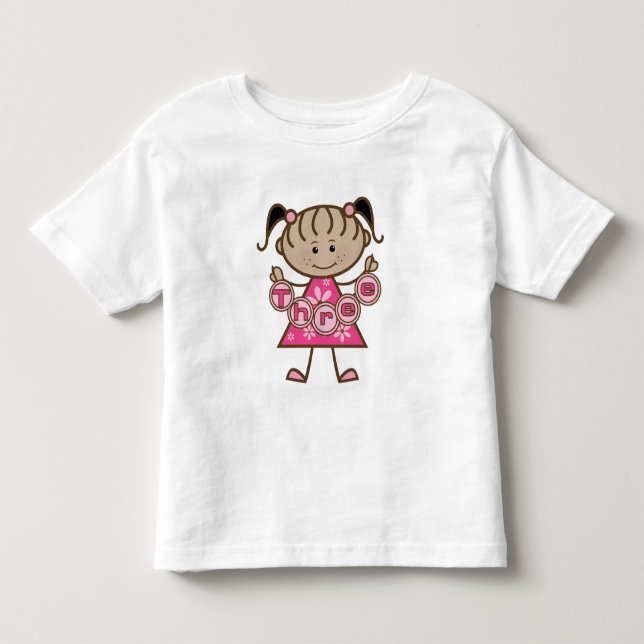 Little Girl 3rd Birthday Tshirts and Gifts (Front)