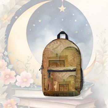 Little Girl And Balloon. Printed Backpack by FairyWoods at Zazzle