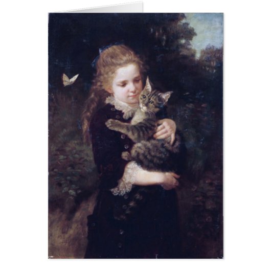 Little Girl and Cat (Front)