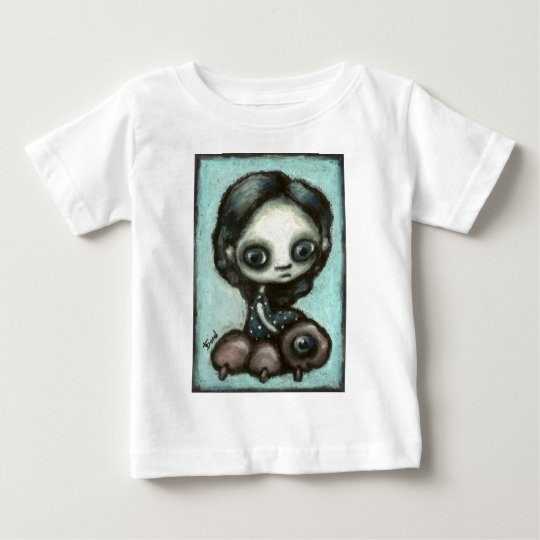 Little girl and her friend caterpillar baby T-Shirt