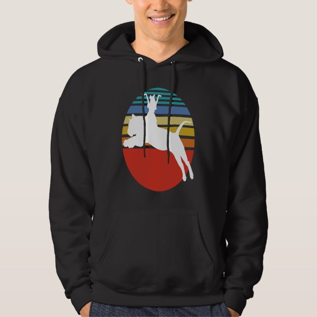 Little Girl and her Tiger 80's style Hoodie (Front)