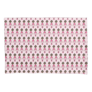 Little Girl Ballet Dancer Ballerina Pink Rose Tutu Pillow Case