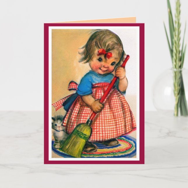 Little girl birthday card (Front)