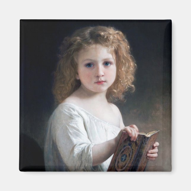 Little Girl, Bouguereau Magnet (Front)