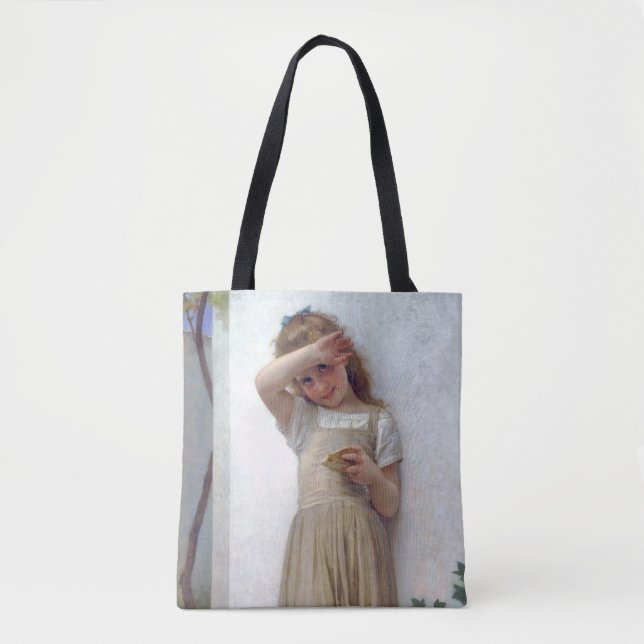 Little Girl, Bouguereau Tote Bag (Front)