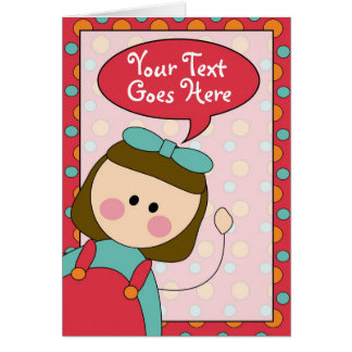 little girl cards