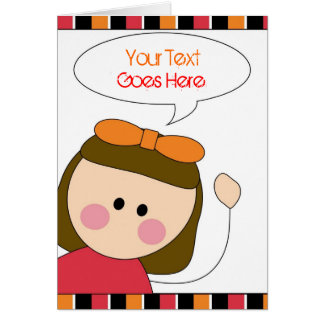 little girl cards