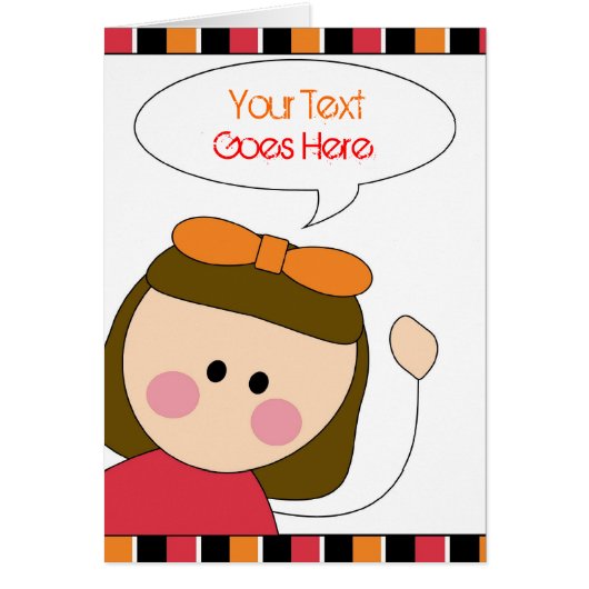 little girl cards (Front)
