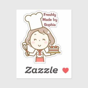 Little Chef Cooking Kids Toddlers Sticker for Sale by jaygo