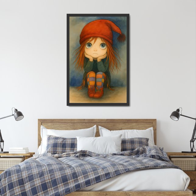 Little Girl Framed Art (Bedroom)