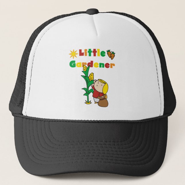 Little Girl Gardener Trucker Hat (Front)