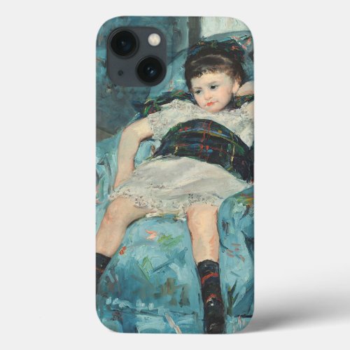 Little Girl in a Blue Armchair 1878 oi iPhone 13 Case
