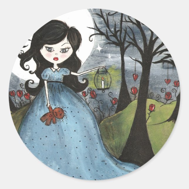 Little Girl Lost - Stickers (Front)