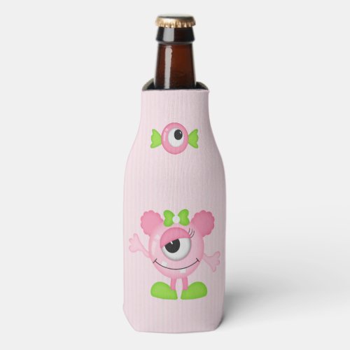 Little Girl Monster theme Party custom Guest Favor Bottle Cooler