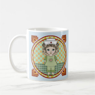 Little girl nurse coffee mug