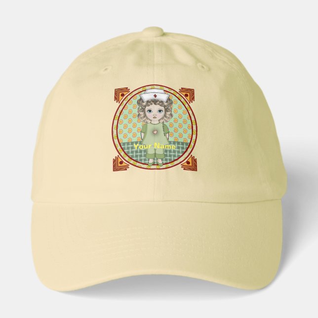 Little girl nurse  hat (Front)