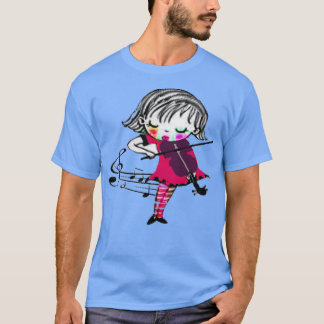 Little girl playing the violin tschirt T-Shirt