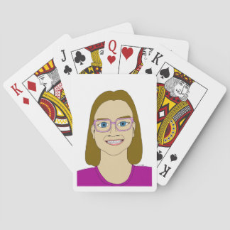 little girl    poker cards