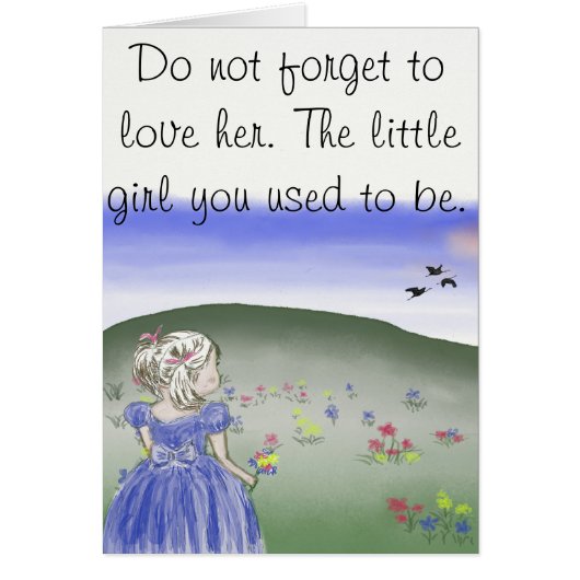 Little girl, postcard (Front)