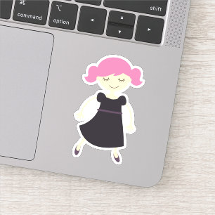 Little Girl (Purple) Sticker
