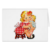 Little girl retro vintage doll child (Front Horizontal)