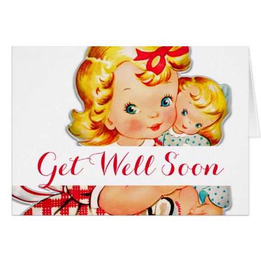 Little girl retro vintage doll child (Front Horizontal)