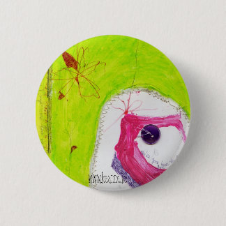 little girl shoe-button pinback button