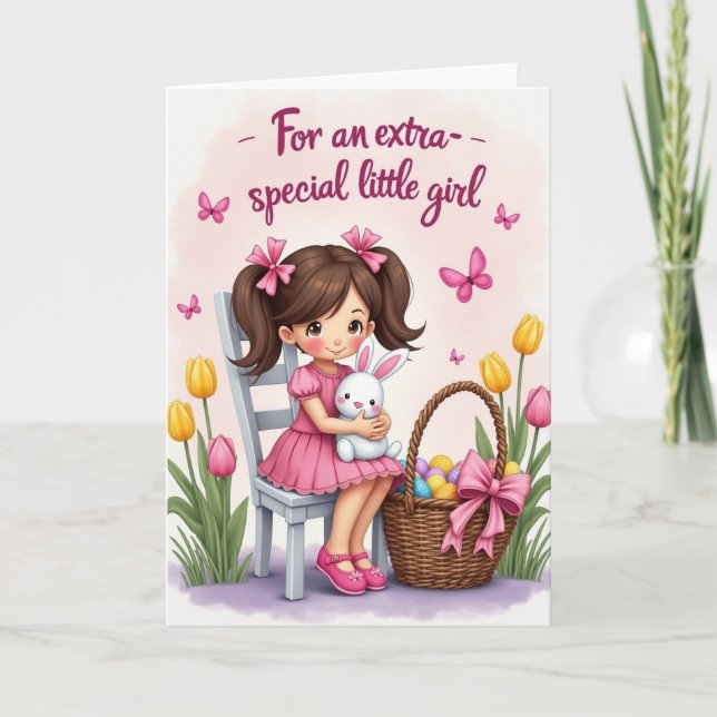Little Girl Special Day Card (Front)