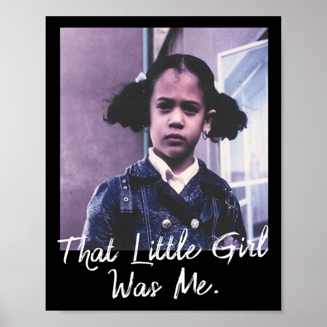Little Girl Was Me T Shirt Kamala Harris 2020  Poster (Front)
