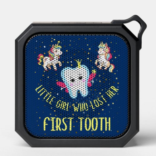 Little Girl Who Lost First Tooth Funny Fairy Bluetooth Speaker