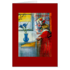 Little Girl with Blue Iris