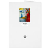 Little Girl with Blue Iris Cards (Back)