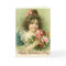 Little Girl with Pink Roses Valentine's Day